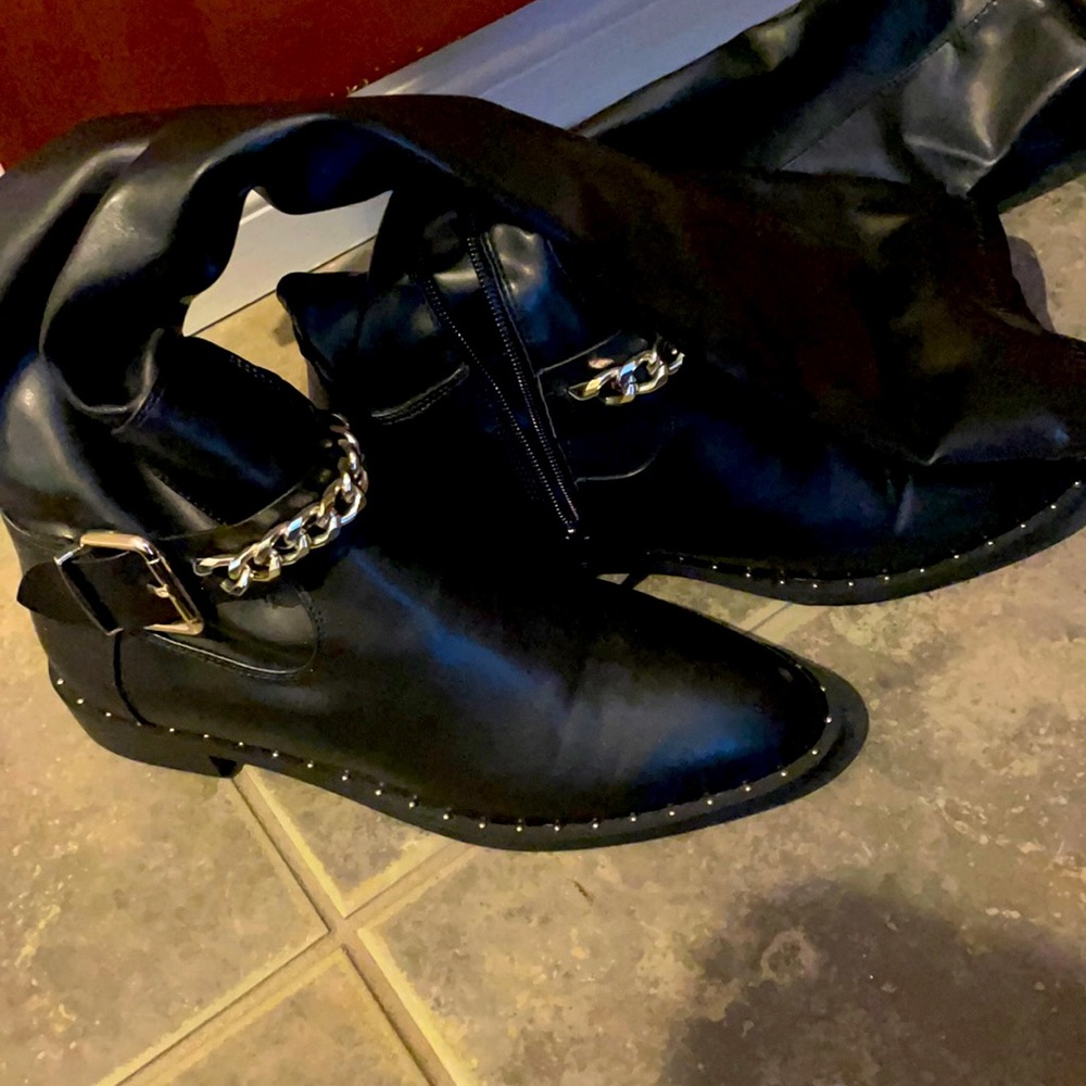 Thigh high zara boots